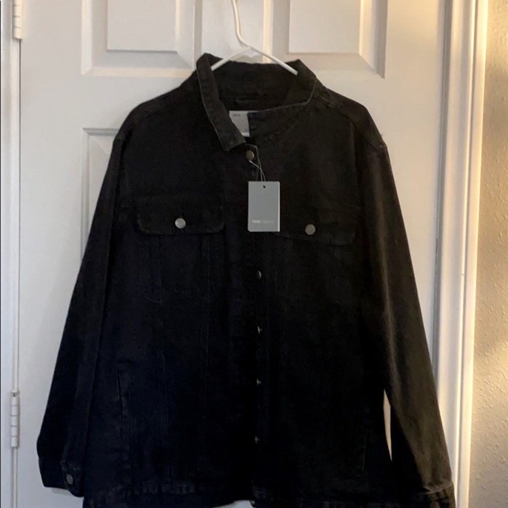 Black jean jacket